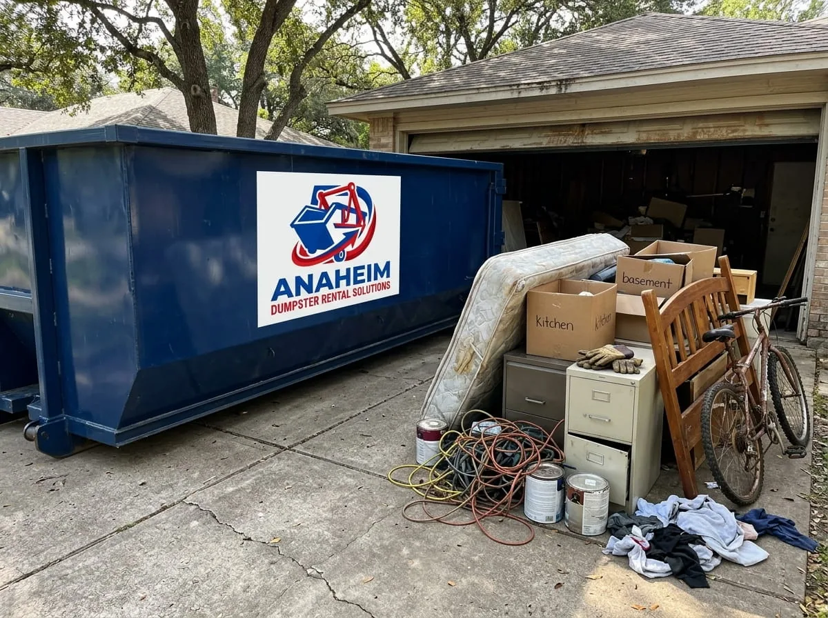 15 yard roll-off dumpster in Anaheim